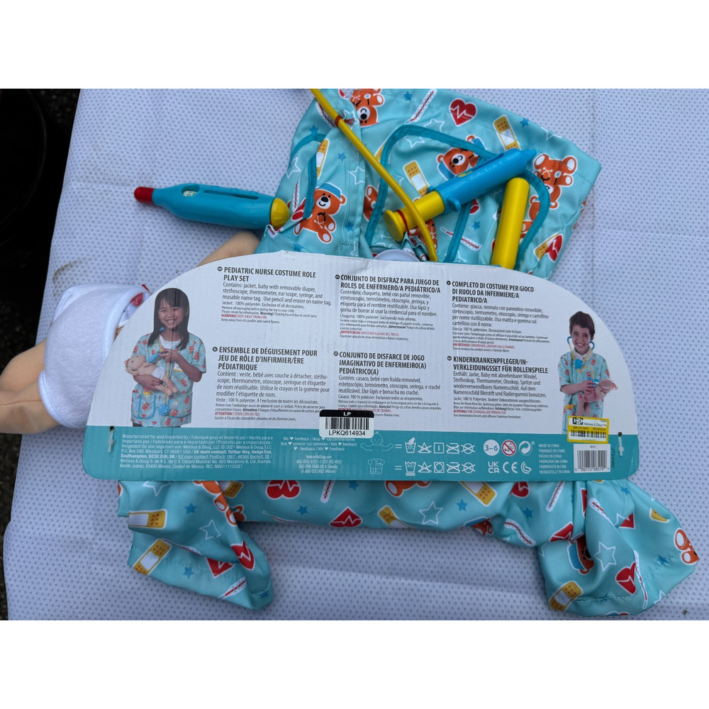 Melissa & Doug Pediatric Nurse Role Play Costume Set (8pc) - - Picture 3 of 3